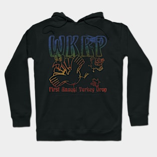 Retro Colors WKRP Turkey Drop Hoodie